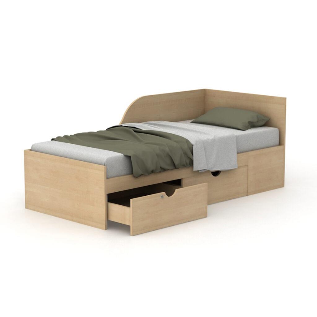 Hostel Bed With Storage Featherlite Furniture