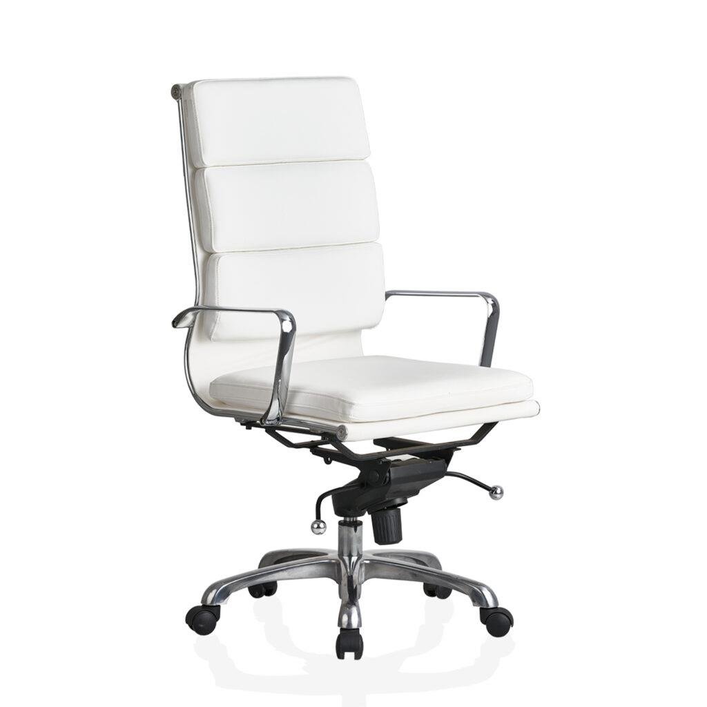 Chrome SO201 High Back Leatherette Chair - Featherlite Furniture