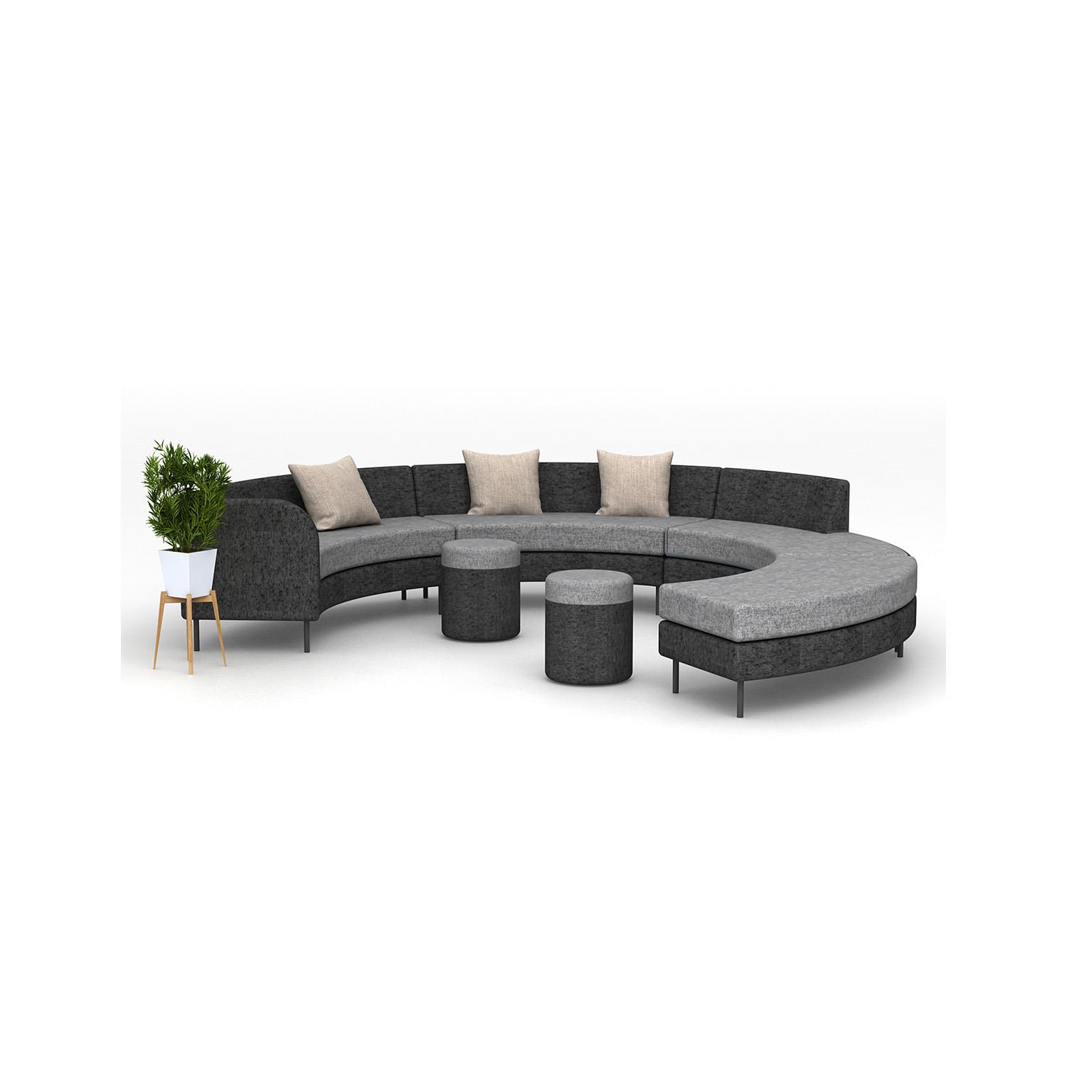 Circle lounge online couch