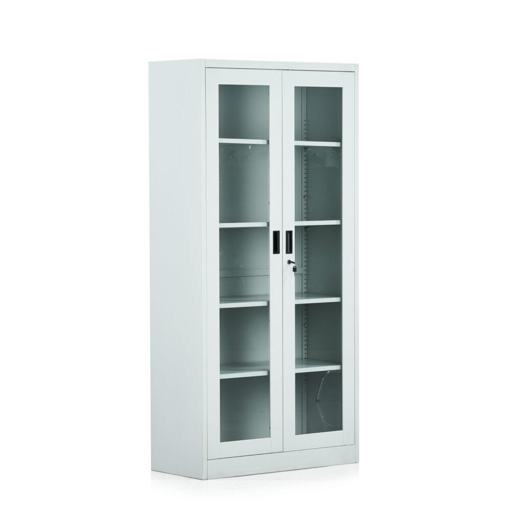 Cupboard KD-036 Swing Glass Door With Four Shelves - Featherlite Furniture