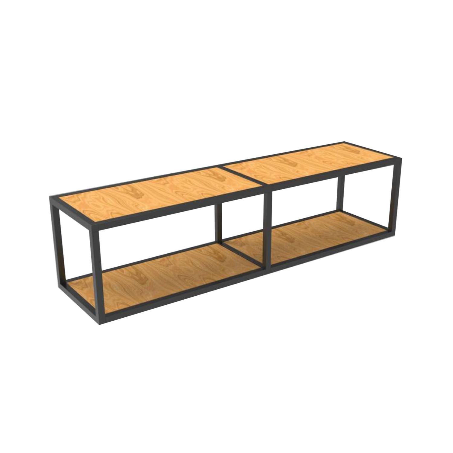 Tetris Wall Display Unit with Storage Featherlite Furniture