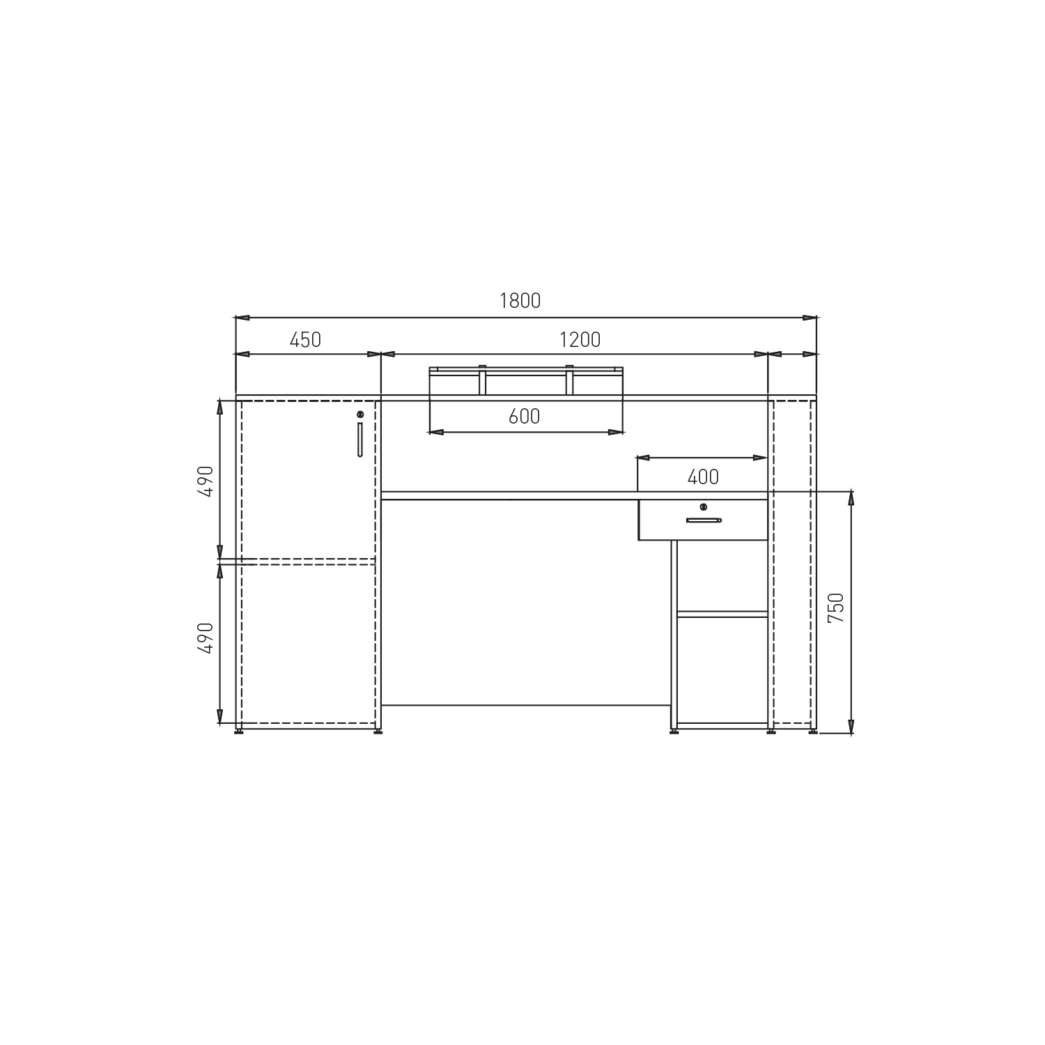 Nursing Counter - Featherlite Furniture