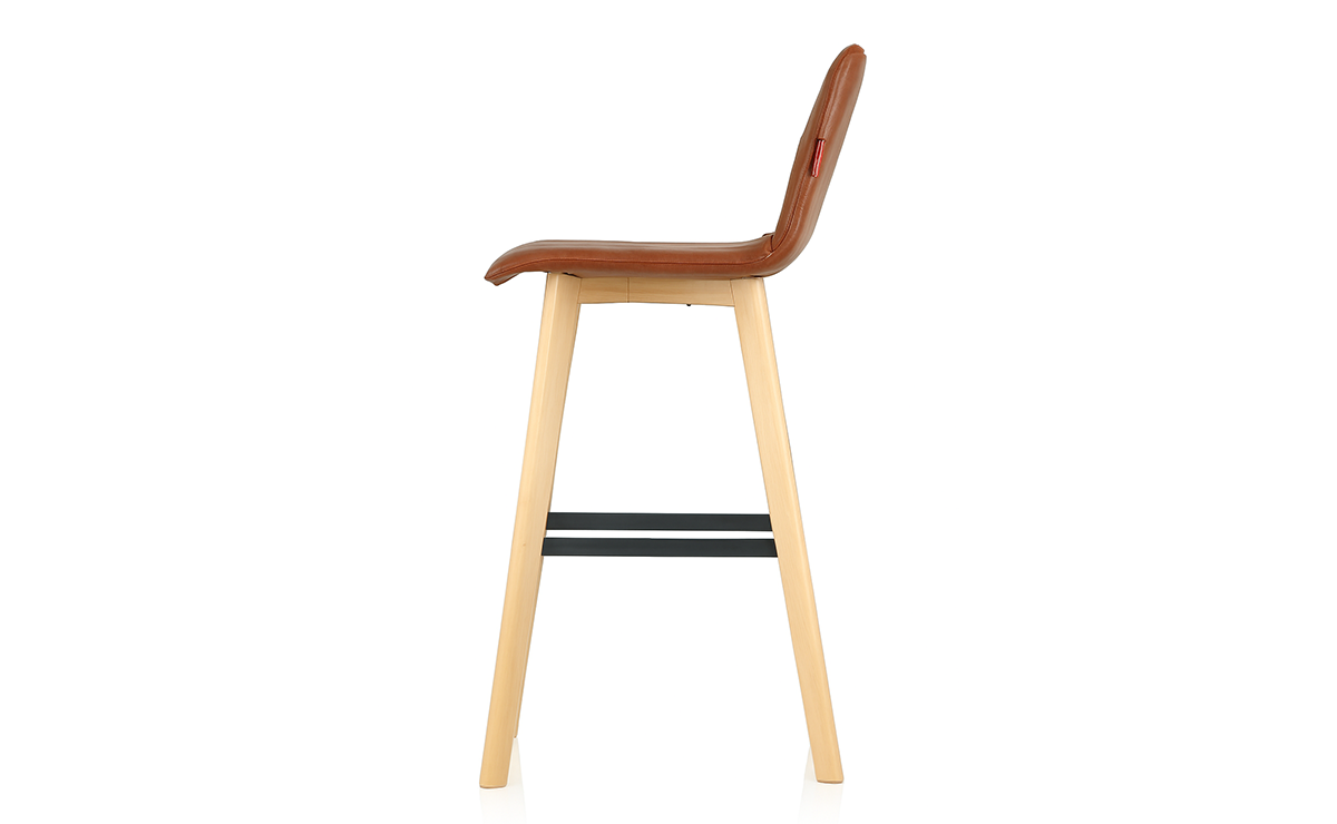 zella-leatherette-high-chair-wooden-legs-jsku423-view-side