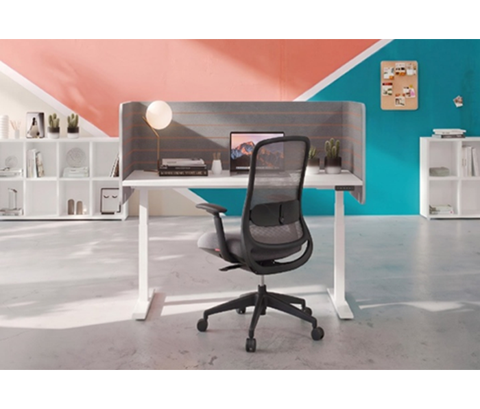 hüWrap desk acoustic separation screen