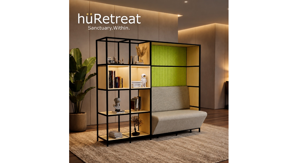 hüRetreat acoustic sanctuary setting